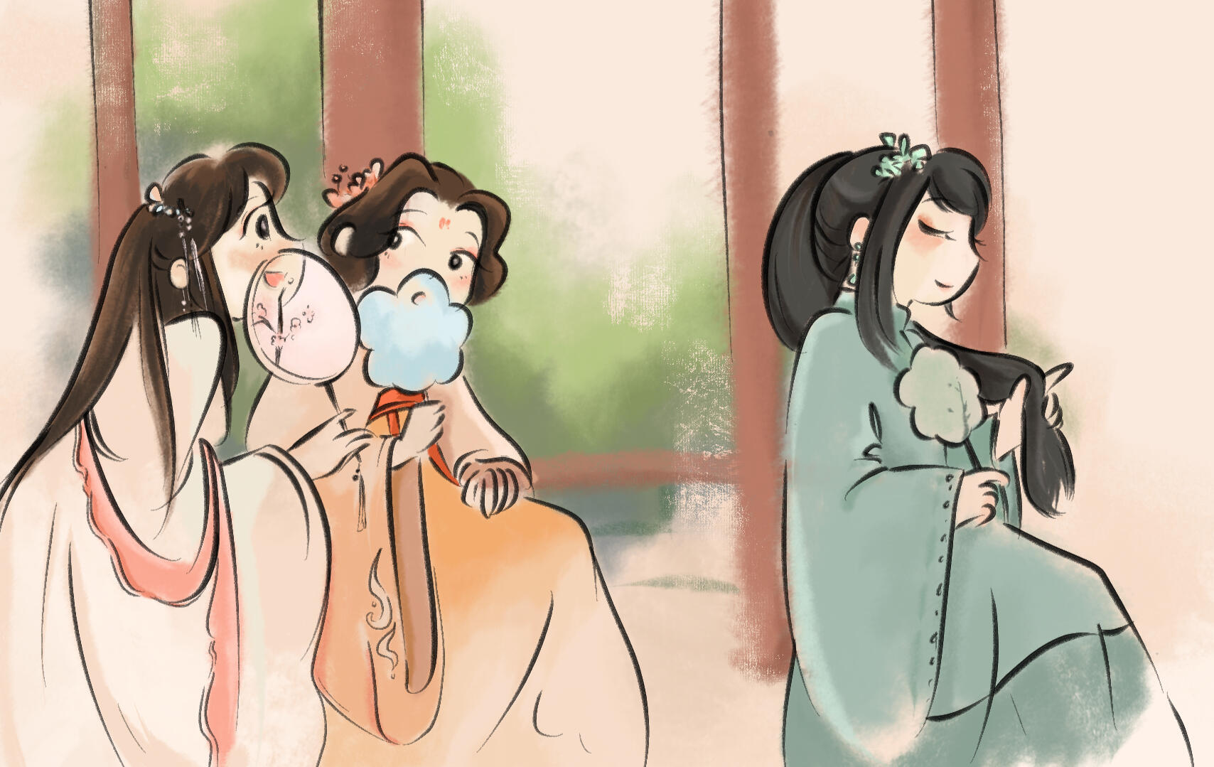Hanfu Summer Girls